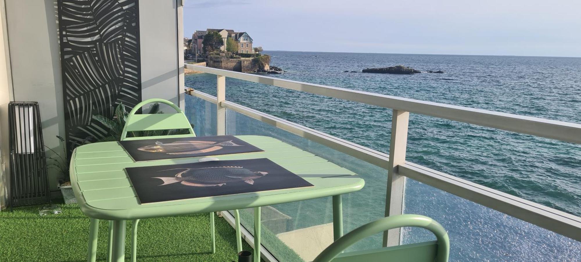 Studio Les Trois Etoiles De Mer Concarneau Bagian luar foto